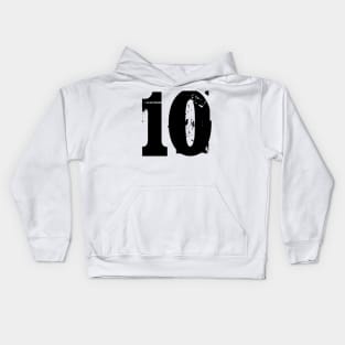 10 number Kids Hoodie